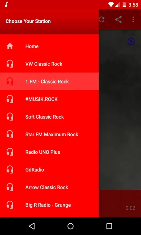 Rock And Metal Forever Radio for Android - Unleash the Metal