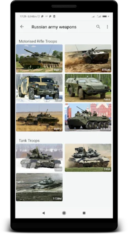 Russian Army Weapons for Android - Explore Military Capabilities