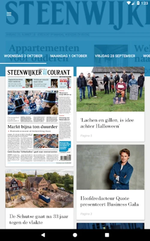 Steenwijker Courant digitale krant for Android - Comprehensive Local News