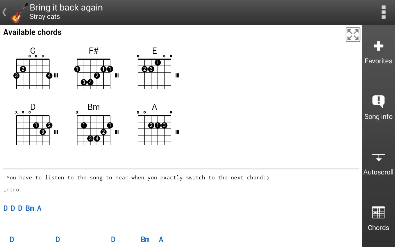 GuitarTab - Tabs and chords for Android - Download the APK from AppHuts