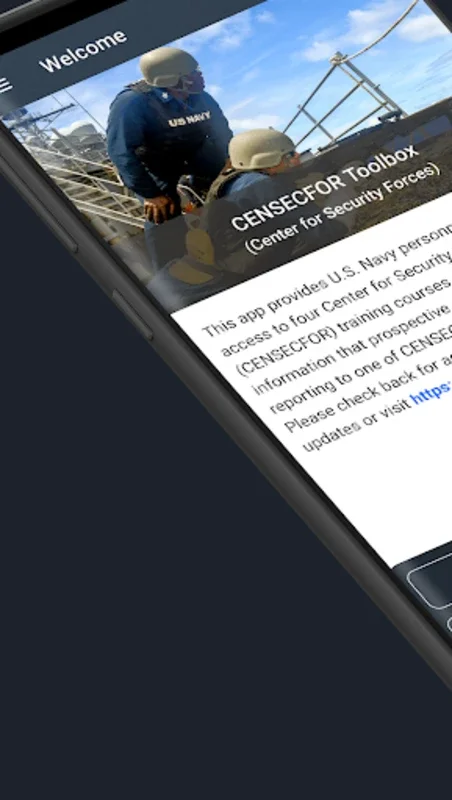 CENSECFOR Toolbox for Android: Comprehensive Navy Training