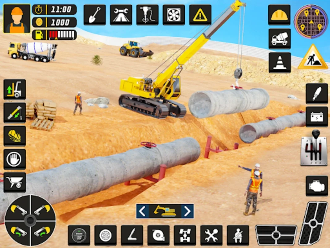 City Road Construction Game 3D for Android: Build Virtual Cities