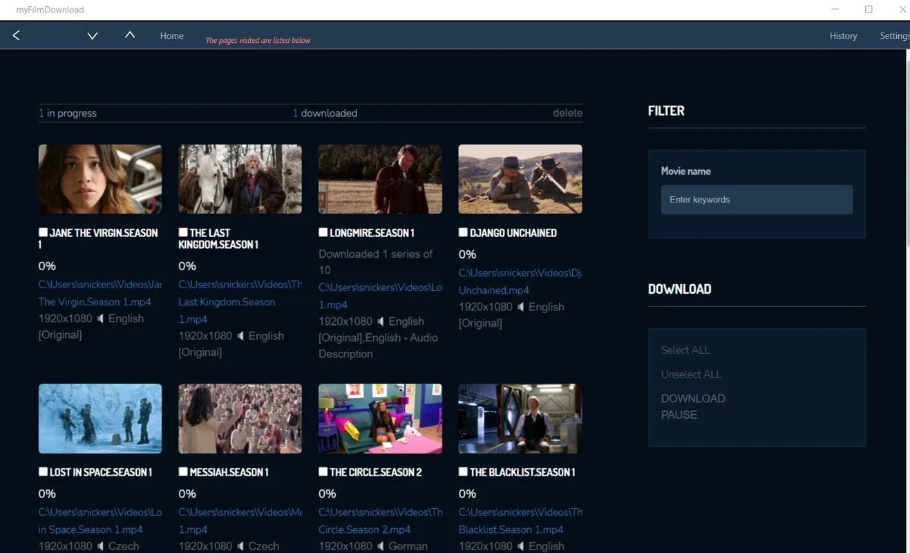 myNetflix for Windows - Diverse Entertainment Hub