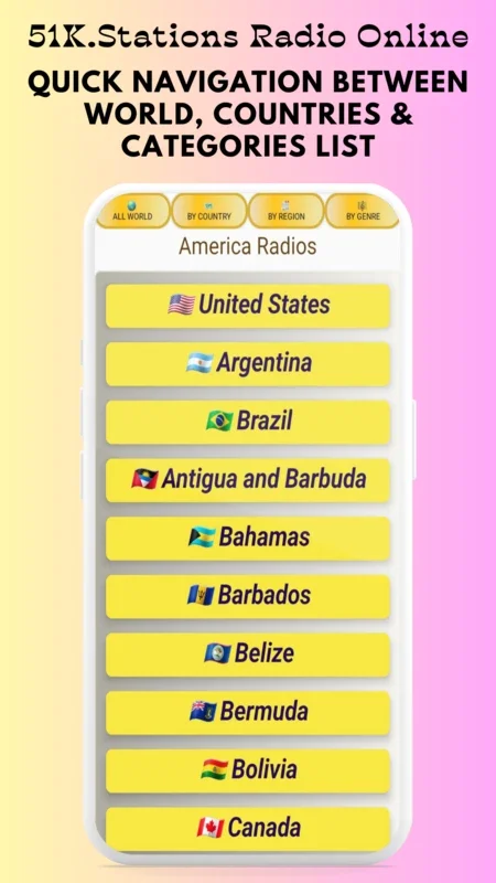 51K Radios Live FM AM for Android - Unbeatable Radio Experience