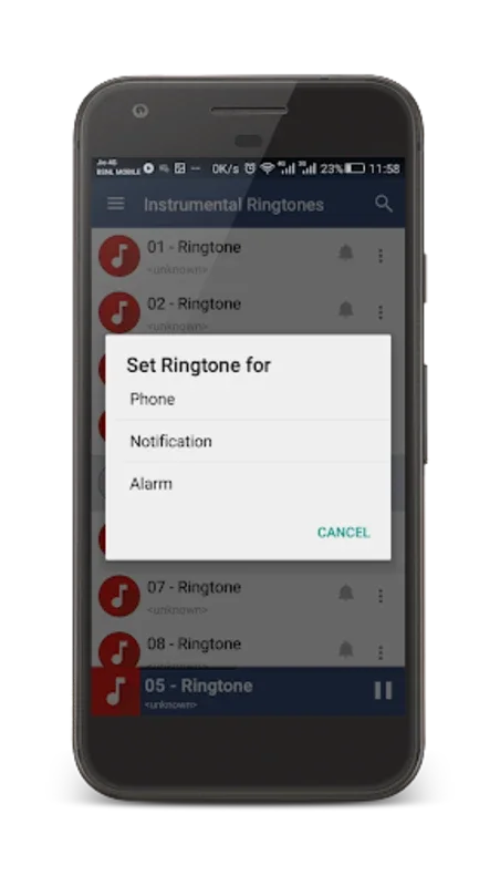 Music + Ringtone Folder Player for Android - Organize and Play Music Easily