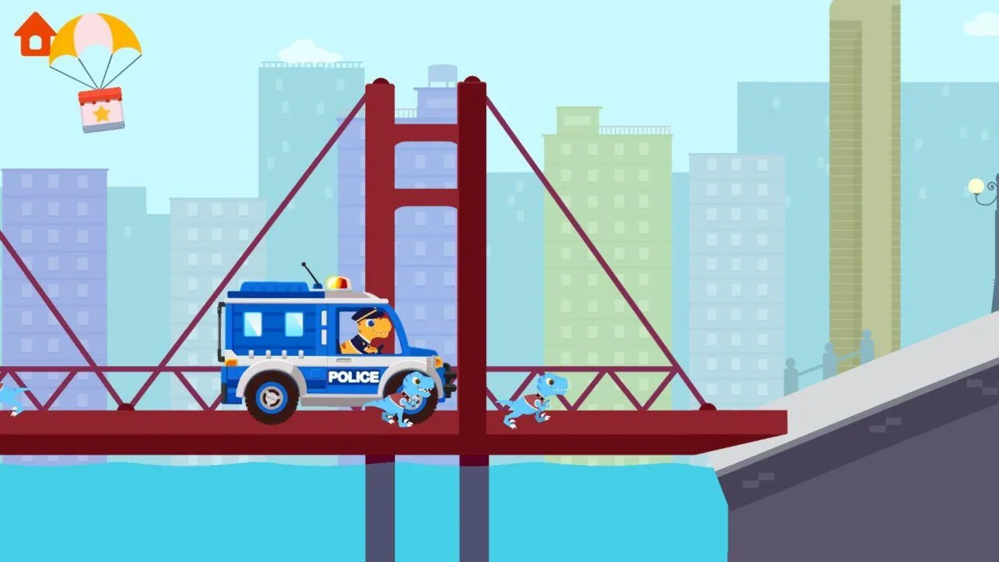 Dinosaur Police Car for Android: Chase Felons in Style