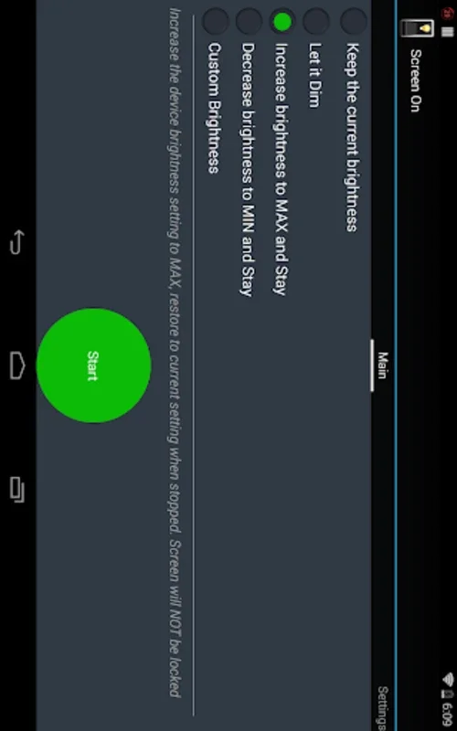 Screen On for Android - Optimize Screen Brightness