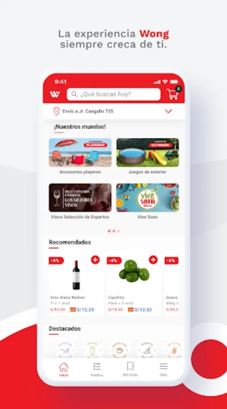 Supermercados Wong for Android - Effortless Grocery Shopping