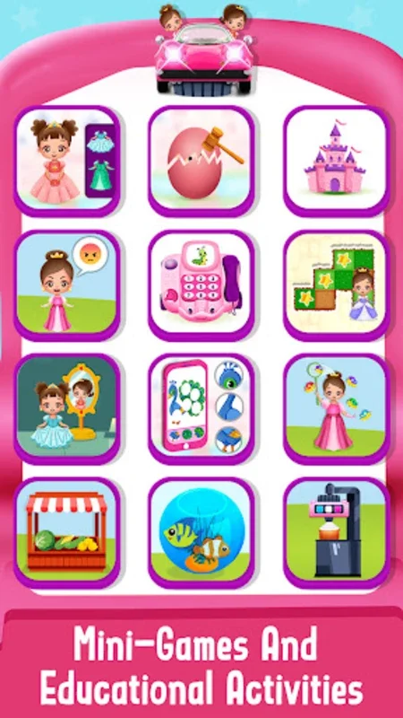 Baby Princess Car Phone Toy for Android - Engaging Preschool Fun