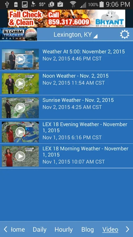 Storm Tracker Weather for Android: Precise Local Forecasts