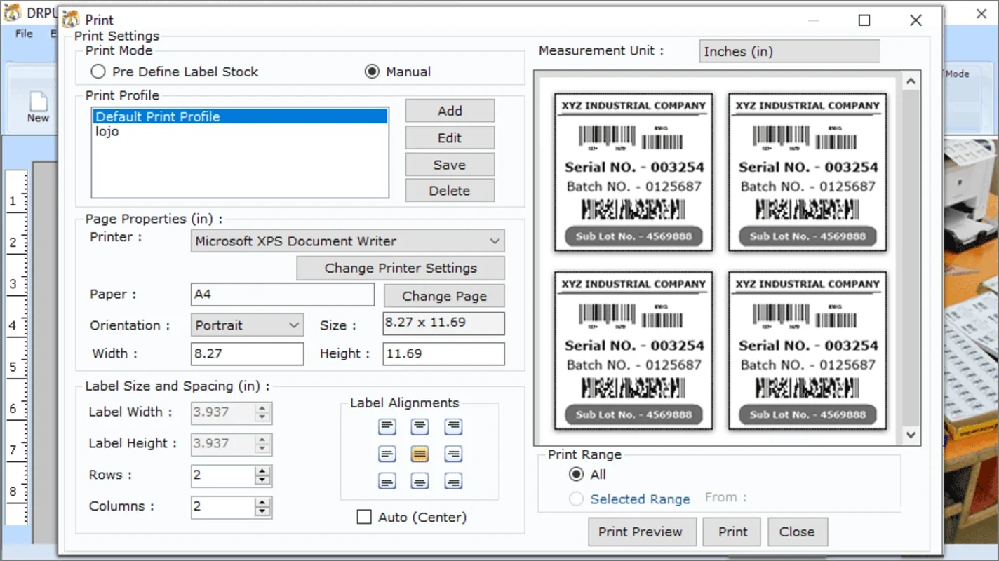 Transport and Logistic Label Maker Tool for Windows: Efficient Barcode Label Creation