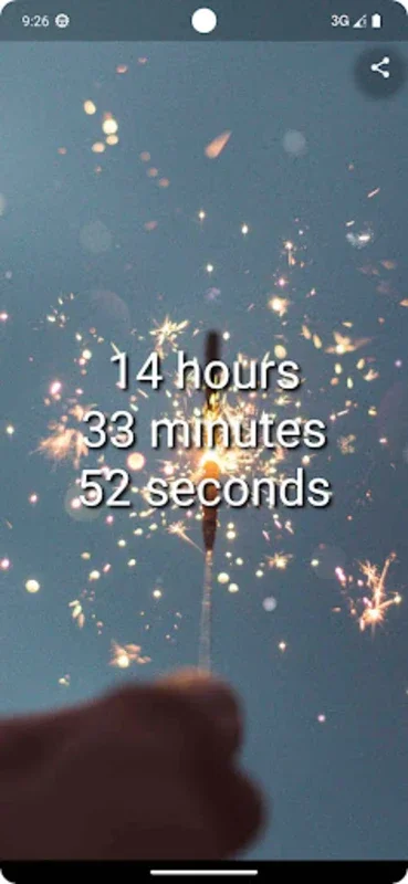 New Year Countdown for Android - Precise Countdown with Custom Backgrounds