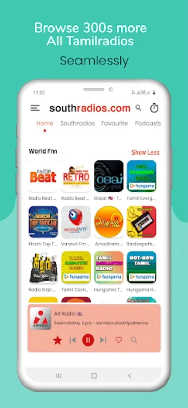 Southradios Tamil FM Radio HD for Android - Stream Tamil Globally