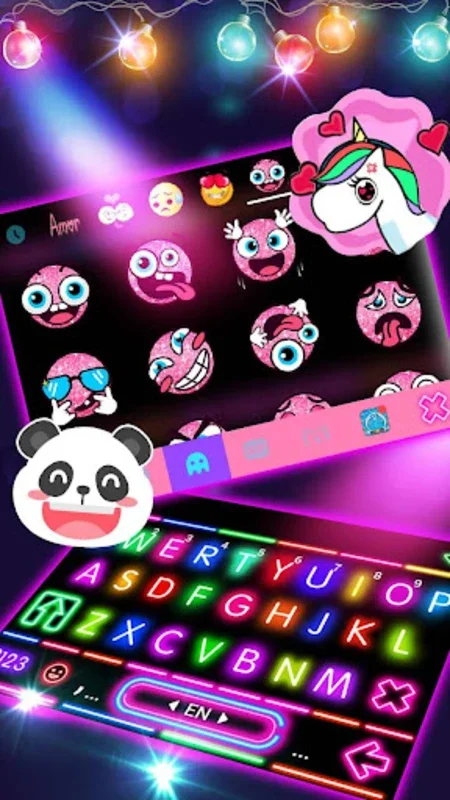 Sparkle Neon Lights for Android - Boost Typing Experience