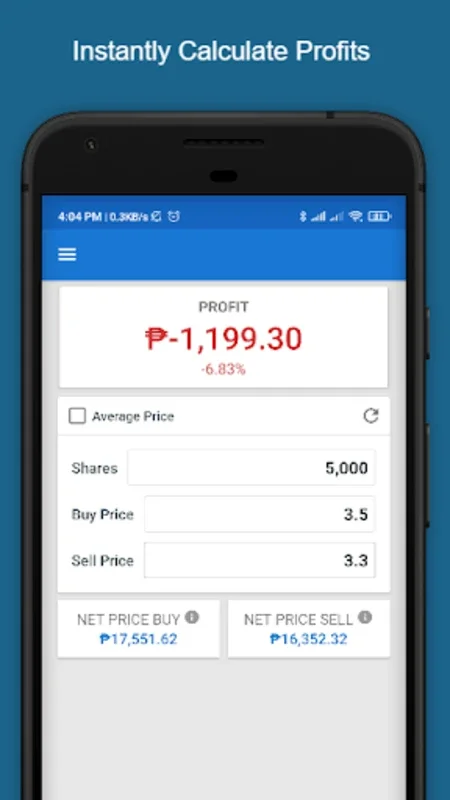 COL Financial Calculator – Buy for Android: Optimize Stock Trades