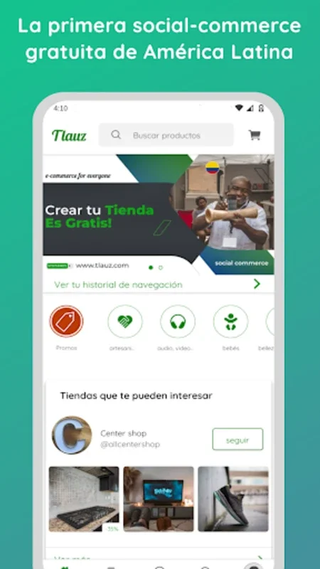 Tlauz for Android - Effortless Online Storefront Setup