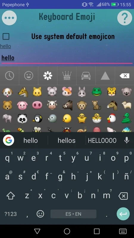 E Keyboard for Android - Effortless Emoji Typing