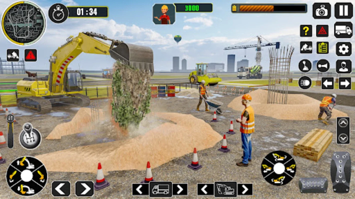 Excavator Construction Game for Android - Realistic Simulator