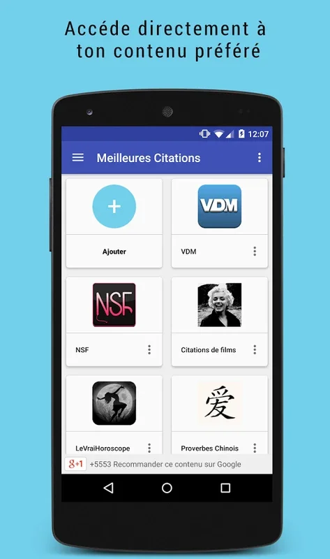 Meilleures Citations for Android: Inspiring Quotes App