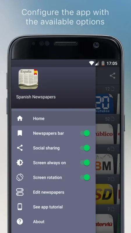 Periódicos for Android - Comprehensive Spanish News