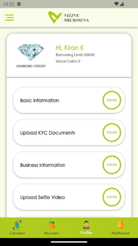 Vizzve Microseva for Android: Manage Your Loans and Finances