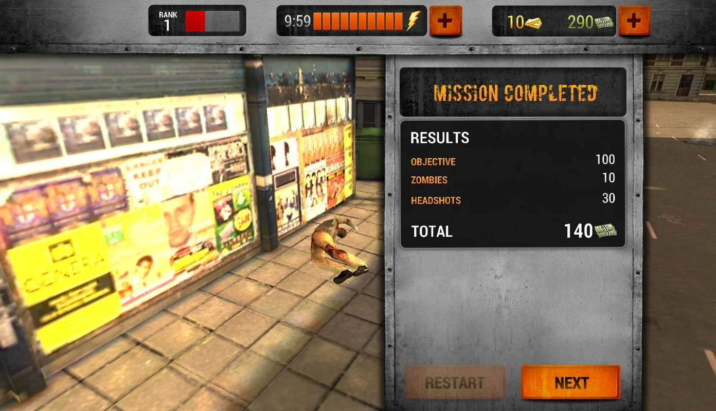 Zombie Hunter for Android - Intense Zombie Survival