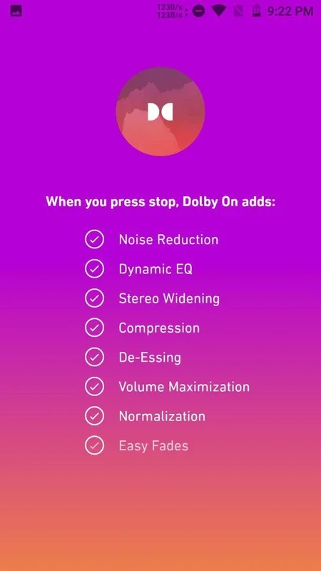 Dolby On: Record Audio & Music for Android - High - Quality Sound Recording