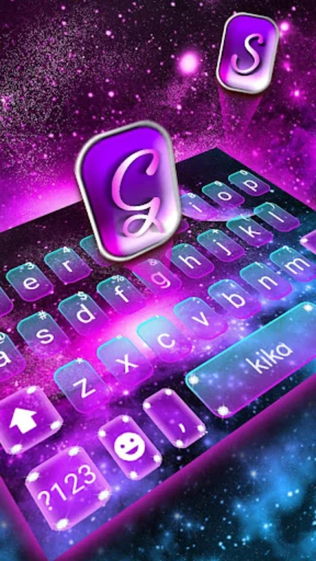 Fantasy Galaxy Keyboard Theme for Android - Enhance Typing