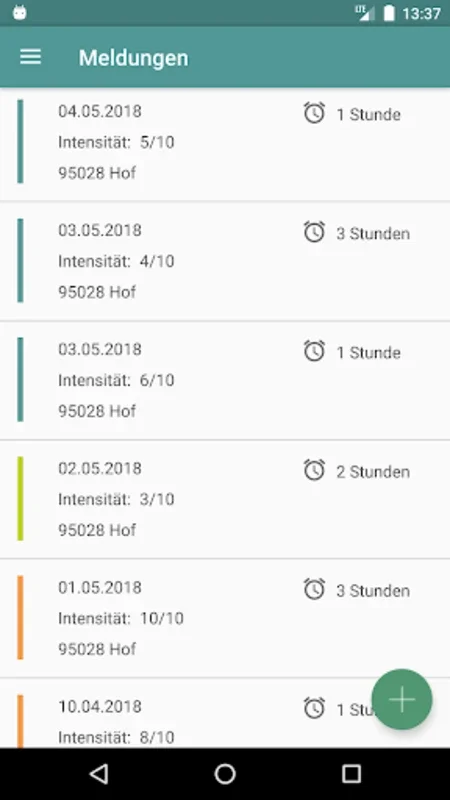 Clusterkopfschmerz Radar for Android: Track Headache Patterns