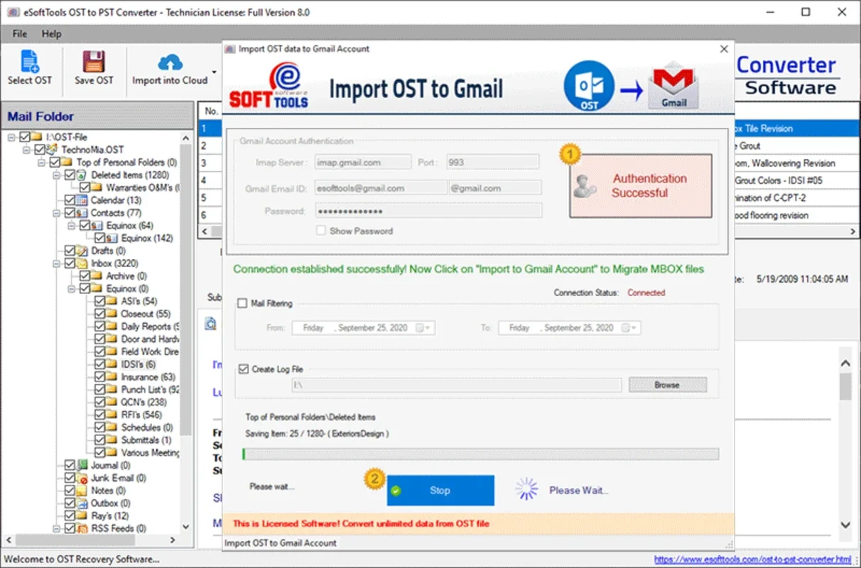 eSoftTools OST to PST Converter for Windows - Effortless Conversion