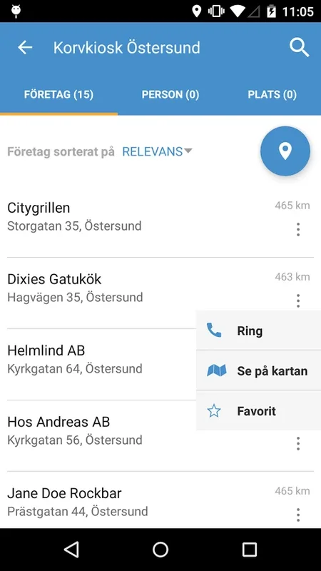 Hitta.se for Android - The Ultimate Info Tool