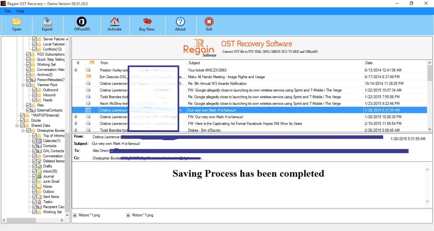 Regain OST Recovery Tool for Windows: Recover Corrupt Files