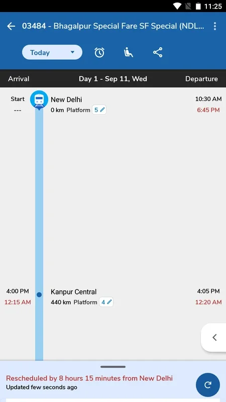 Where is my Train: Real-time Train Tracking for Android