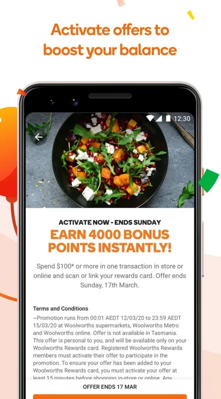 Woolworths Rewards for Android: Earn Points on Purchases