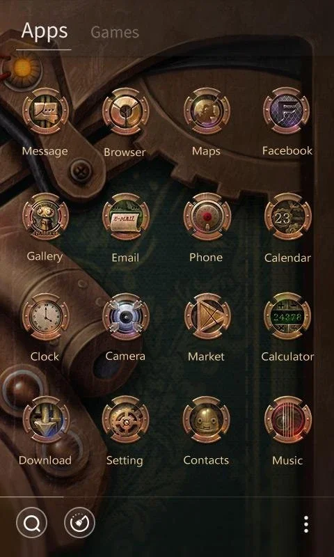 Steam age GOLauncher EX Theme for Android - Enhance Your Device