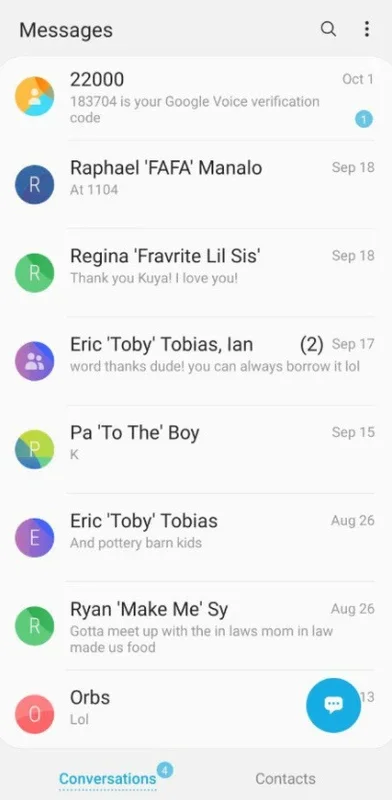 Samsung Messages for Android - Official Messaging App