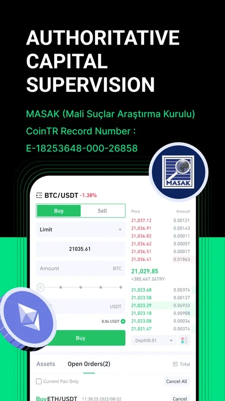 CoinTR Pro for Android - Secure Crypto Trading Platform