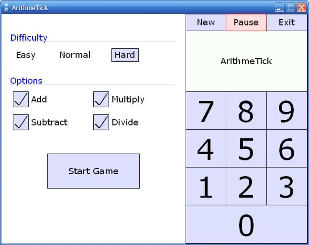 ArithmeTick for Windows - A Fun Math Game for Kids