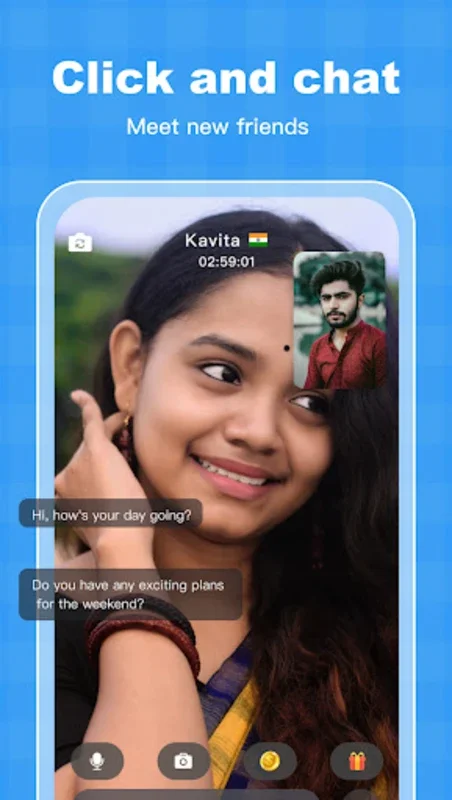 DuoMe - Live Video Chat for Android - No Downloading Needed