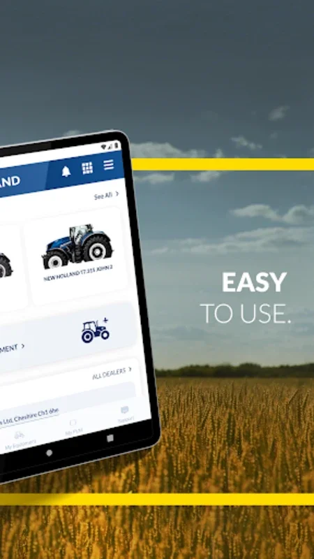 MYNEWHOLLAND for Android: Enhancing Farm Equipment Management