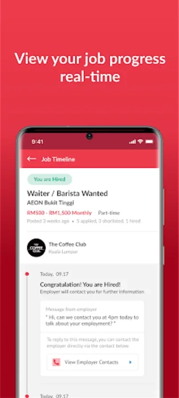 Maukerja for Android - Connect with Malaysian Jobs