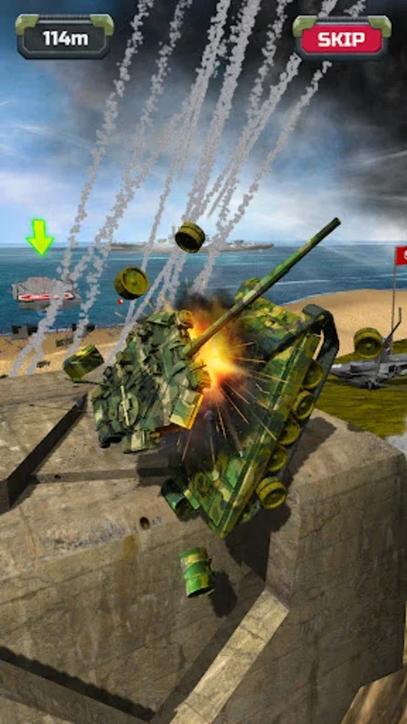 Ramp Tank Jumping for Android - Thrilling Military Vehicle Jumps