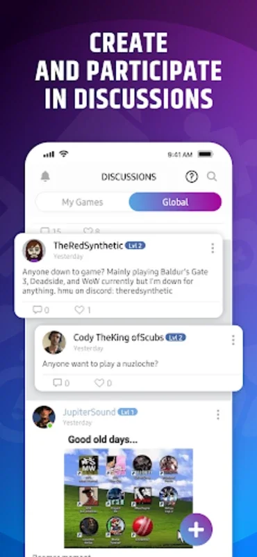 GameTree: LFG & Gamer Friends for Android - Connect with Gaming Community