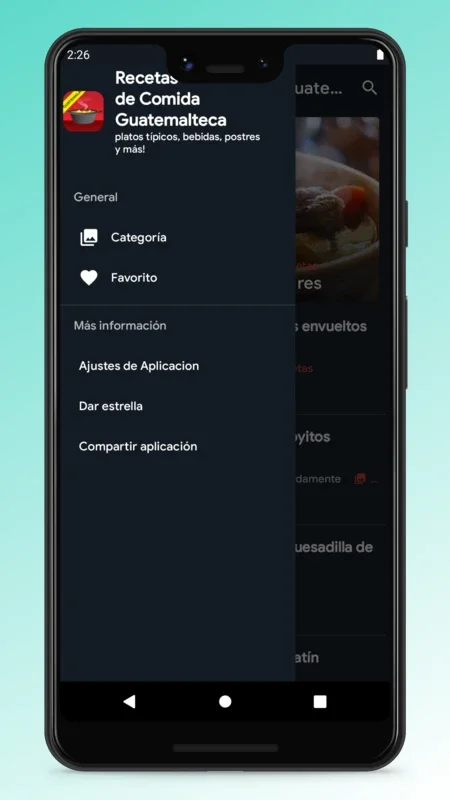 Guatemalan Recipes - Food App for Android