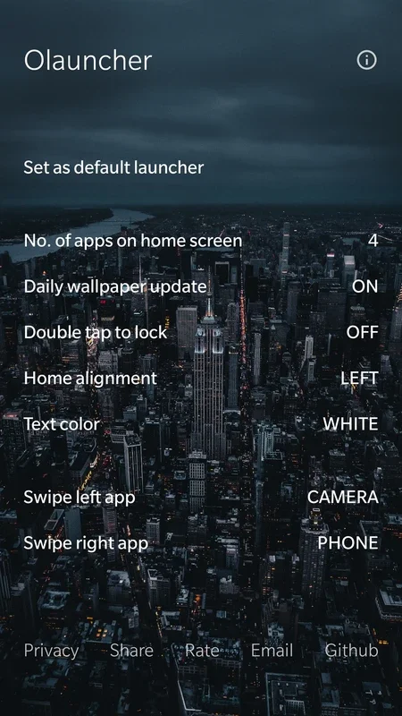 Olauncher: Minimalist Android Launcher for a Clean & Focused Experience