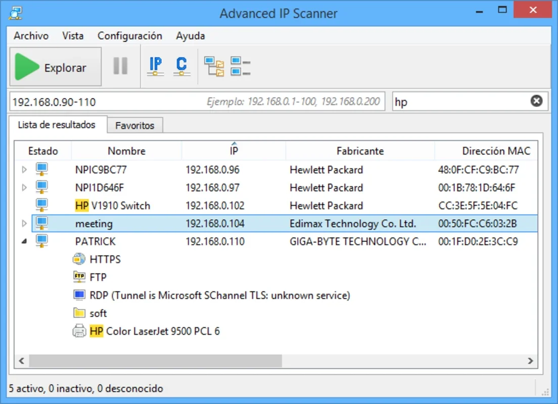 Advanced IP Scanner for Windows - Network Scanning & Interaction