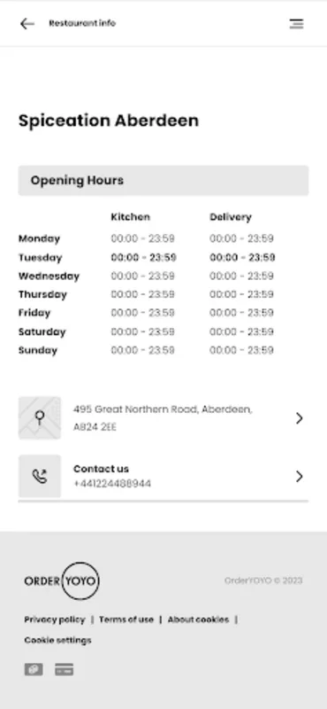 Spiceation Aberdeen for Android - Order Food with Ease