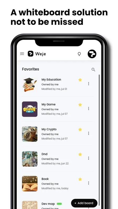 Weje Online Whiteboard for Android: Empowering Teamwork