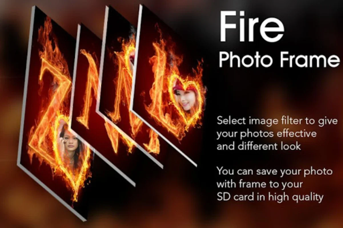 Fire Text Photo Frame for Android - Download the APK from AppHuts