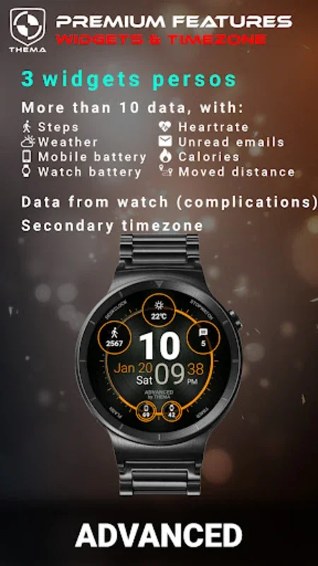 Advanced Watch Face for Android: Stylish & Functional